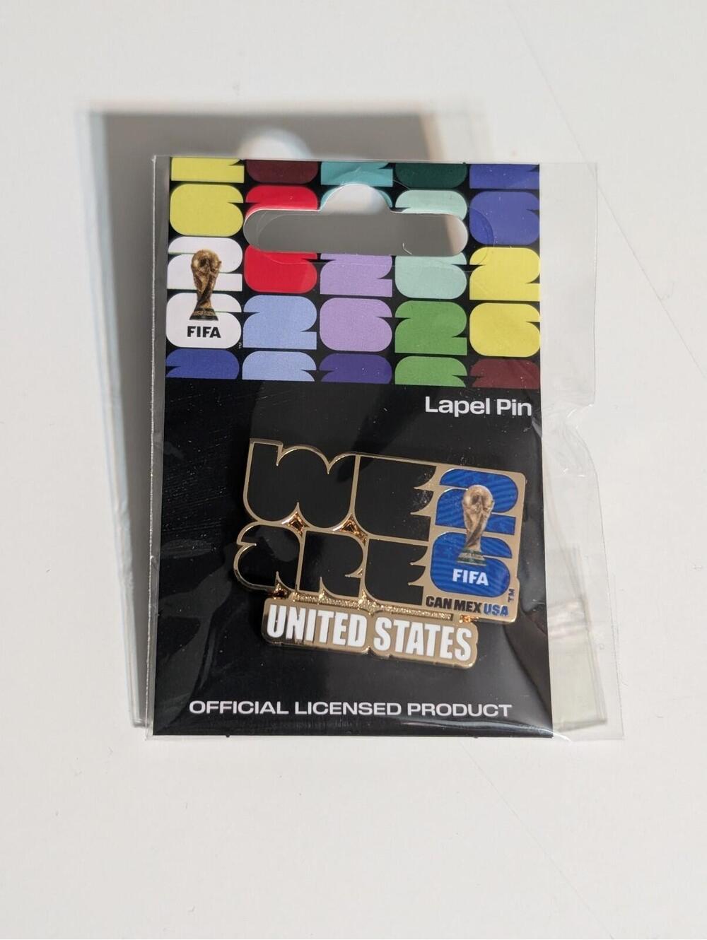 fifa world cup 2026 pin USA Canada Mexico Official Product